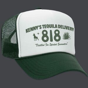 818 never worn Green and White Trucker Hat